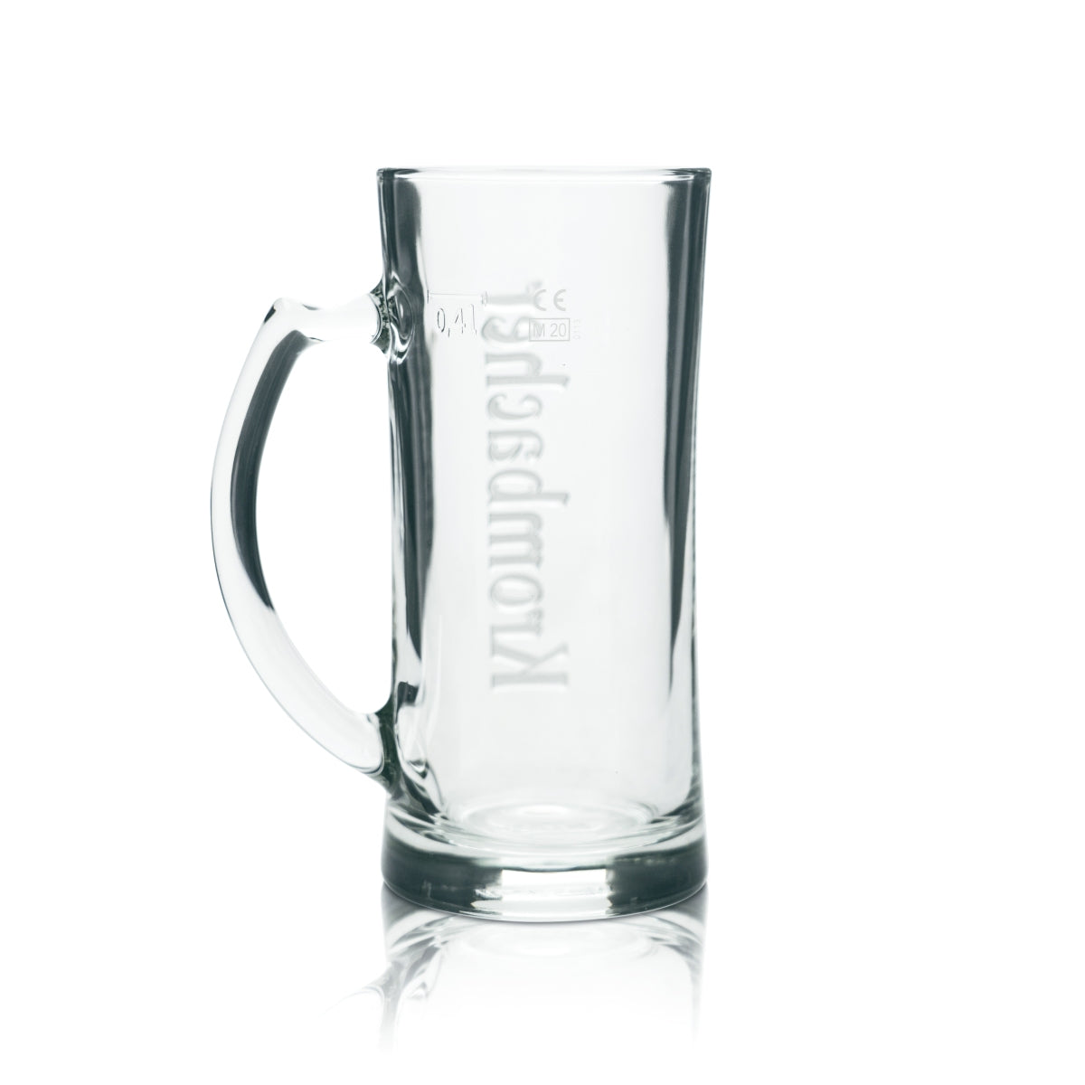 6 bicchieri da birra Krombacher 0,4 l, esclusivi, con manico e rilievo Rastal – Vista 3