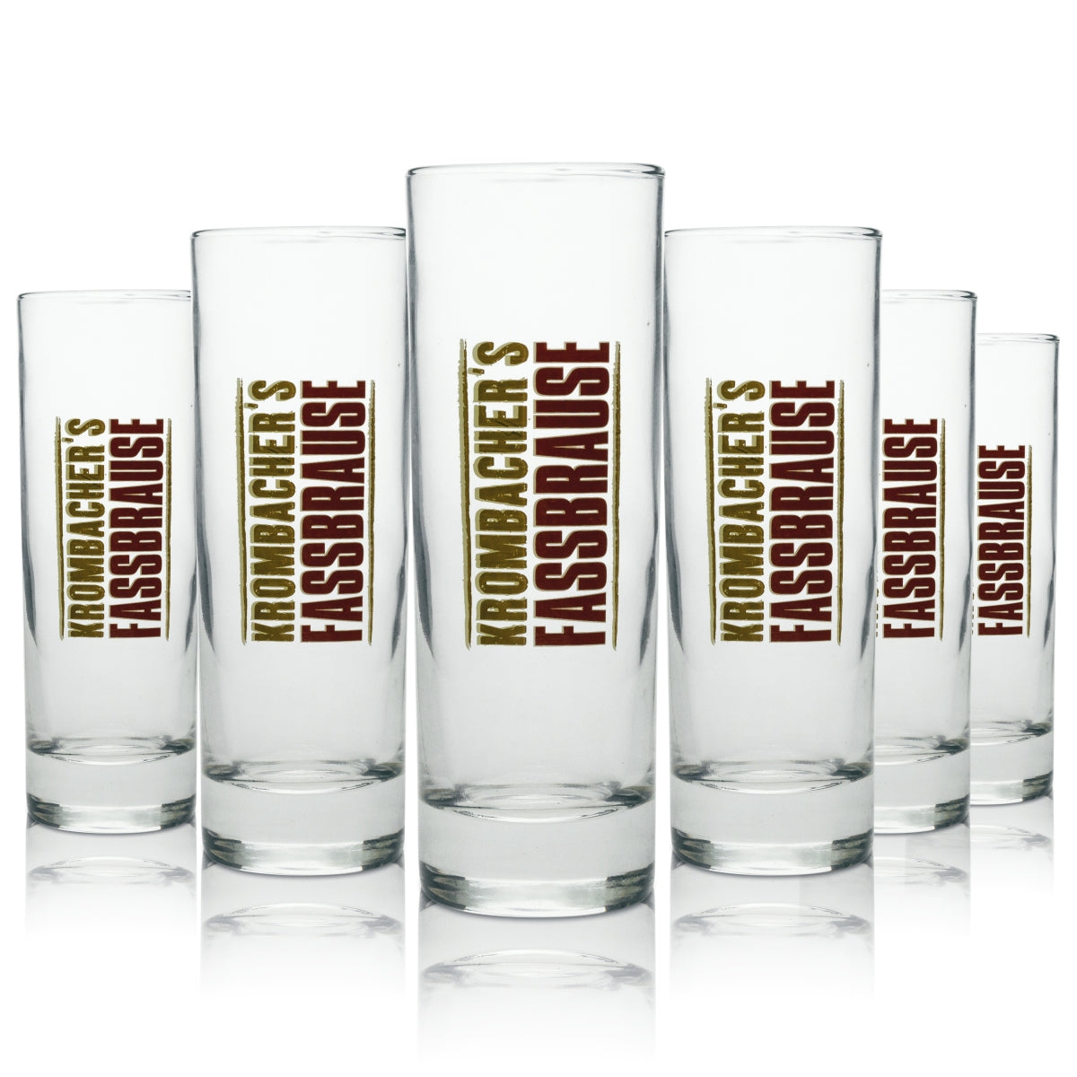 6 bicchieri da birra Krombacher Fassbrause da 0,2 l
