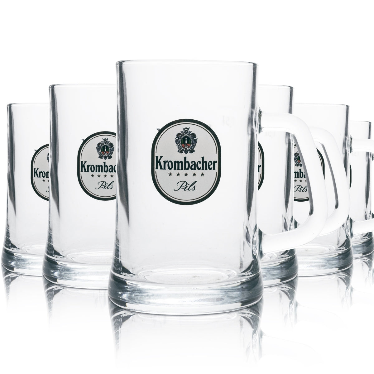 6 bicchieri da birra Krombacher 0,5 l "Eine Perle der Natur" Sahm