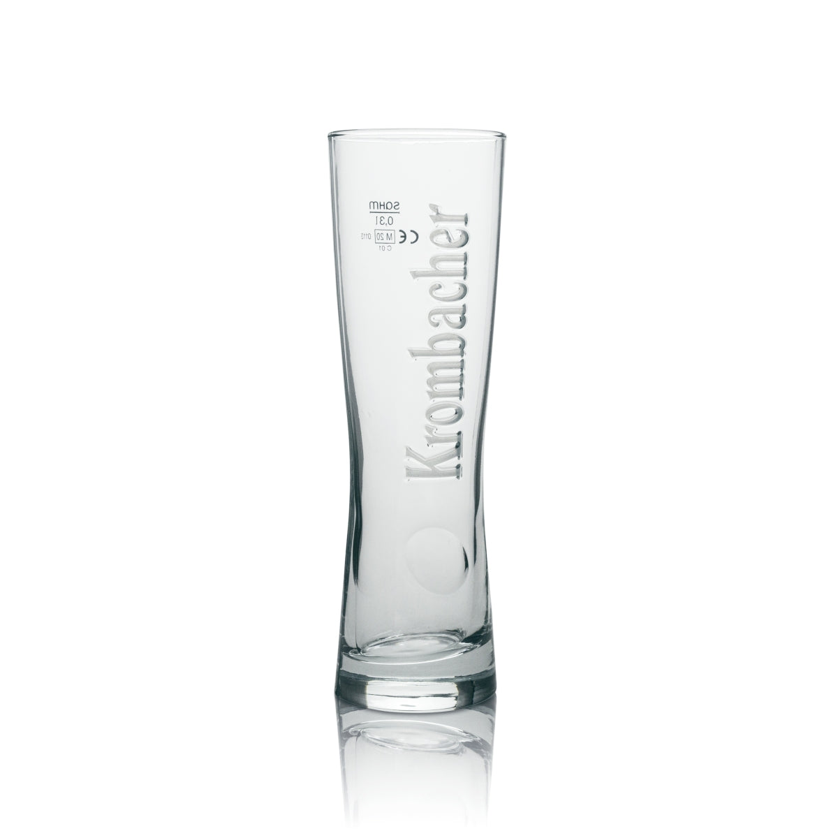 6 bicchieri Krombacher 0,3 l birra coppa tulipano Star Cup con rilievo, bicchieri Pils Gastro Bar – Vista 4
