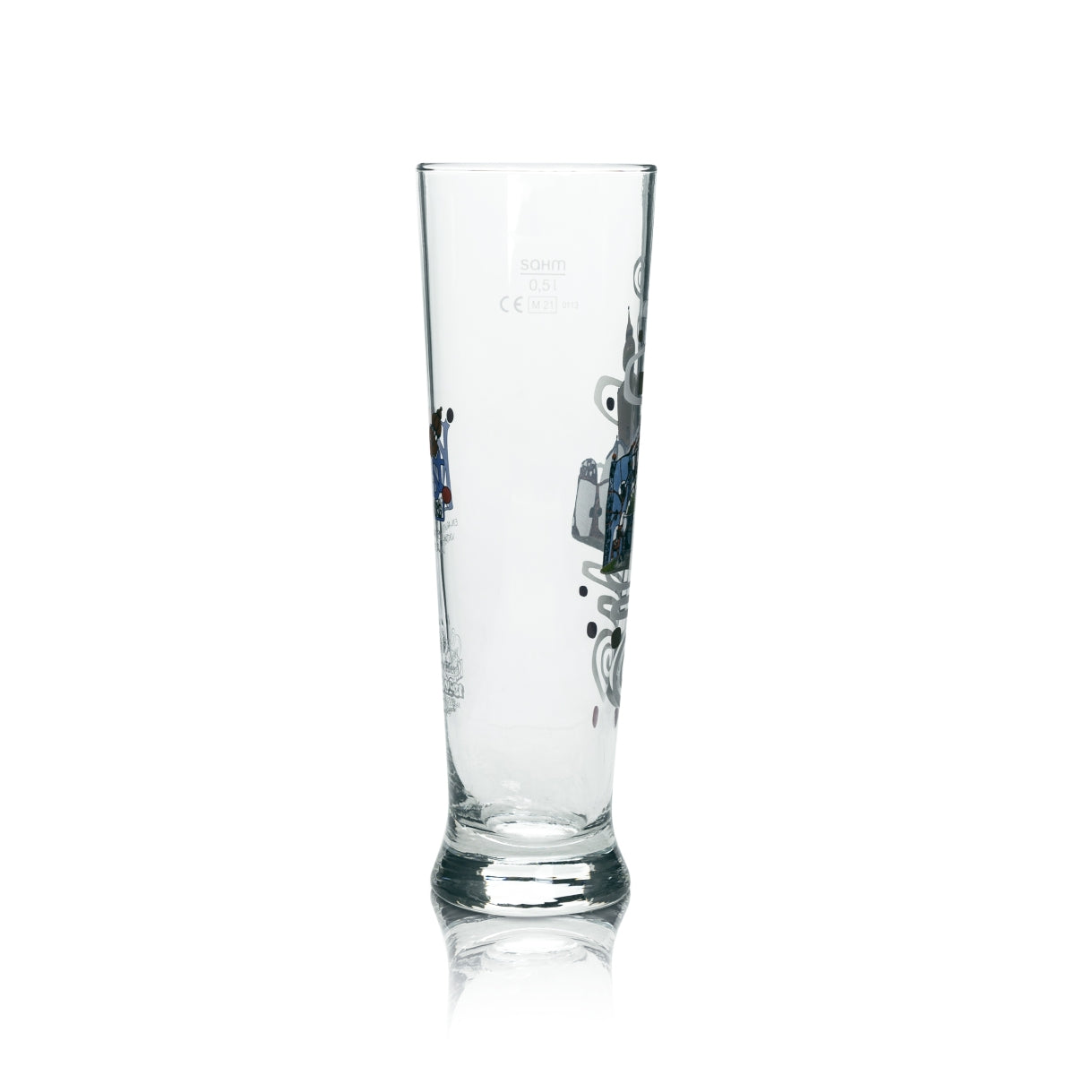 6 bicchieri da birra Kuchlbauer 0,5 l birra bianca Design Kunsthaus Abensberg Bicchieri Lievito – Vista 3