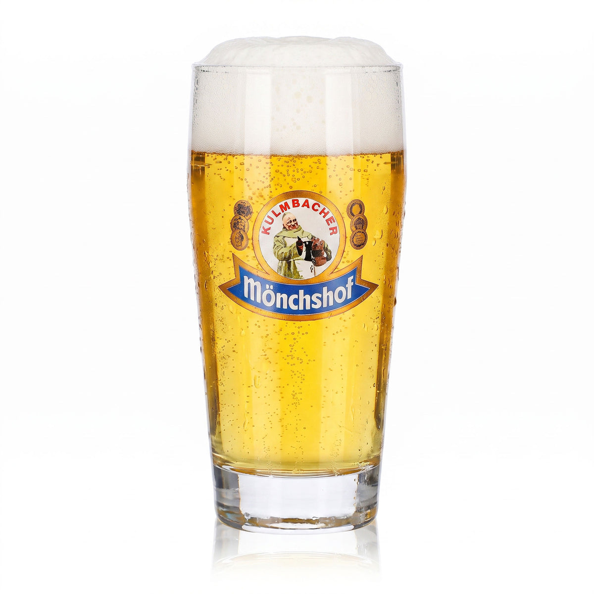 6 bicchieri da birra Kulmbacher Reichelbräu da 0,25 l, modello Mönchshof Ruhrglas (set da 6) – Vista 2