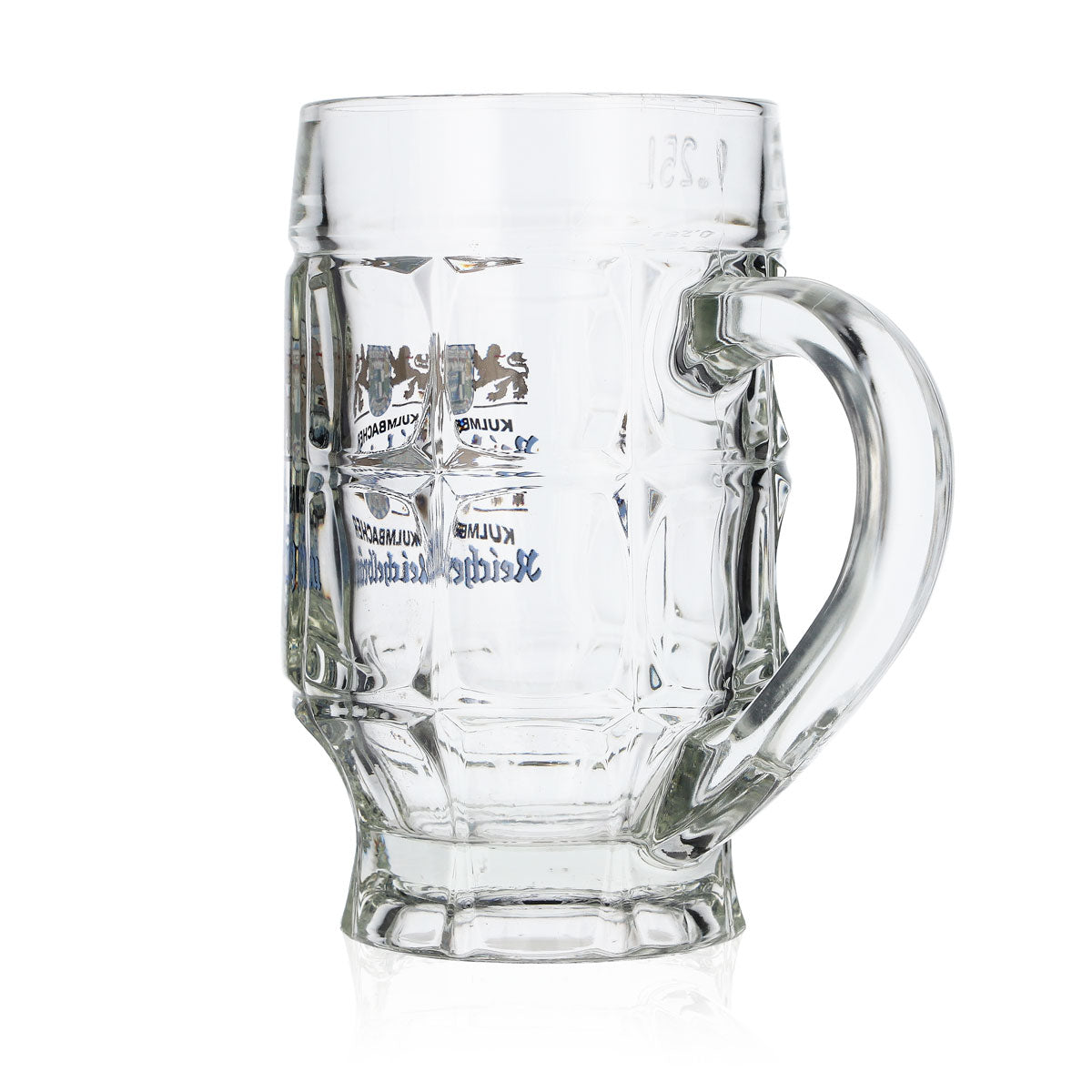 6 bicchieri da birra Kulmbacher Reichelbräu Bier Glas Bierseidel Humpen 0,25 l – Vista 5