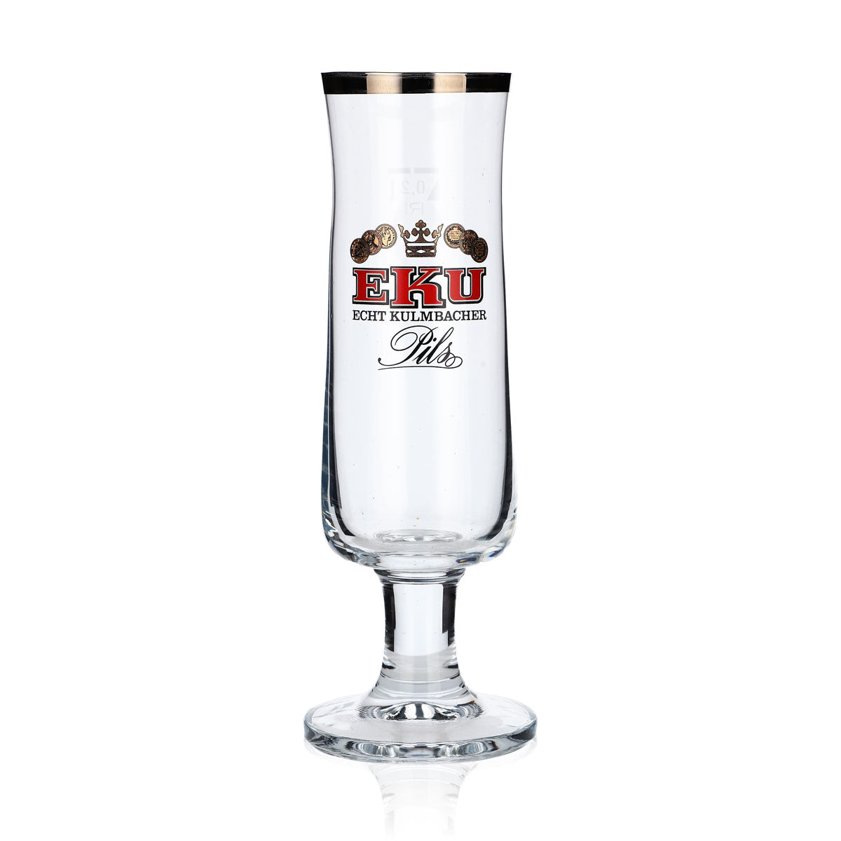 6 bicchieri da birra Kulmbacher Reichelbräu 0,2 l, design a forma di coppa, set di bicchieri EKU Pils Brauerei – Vista 2