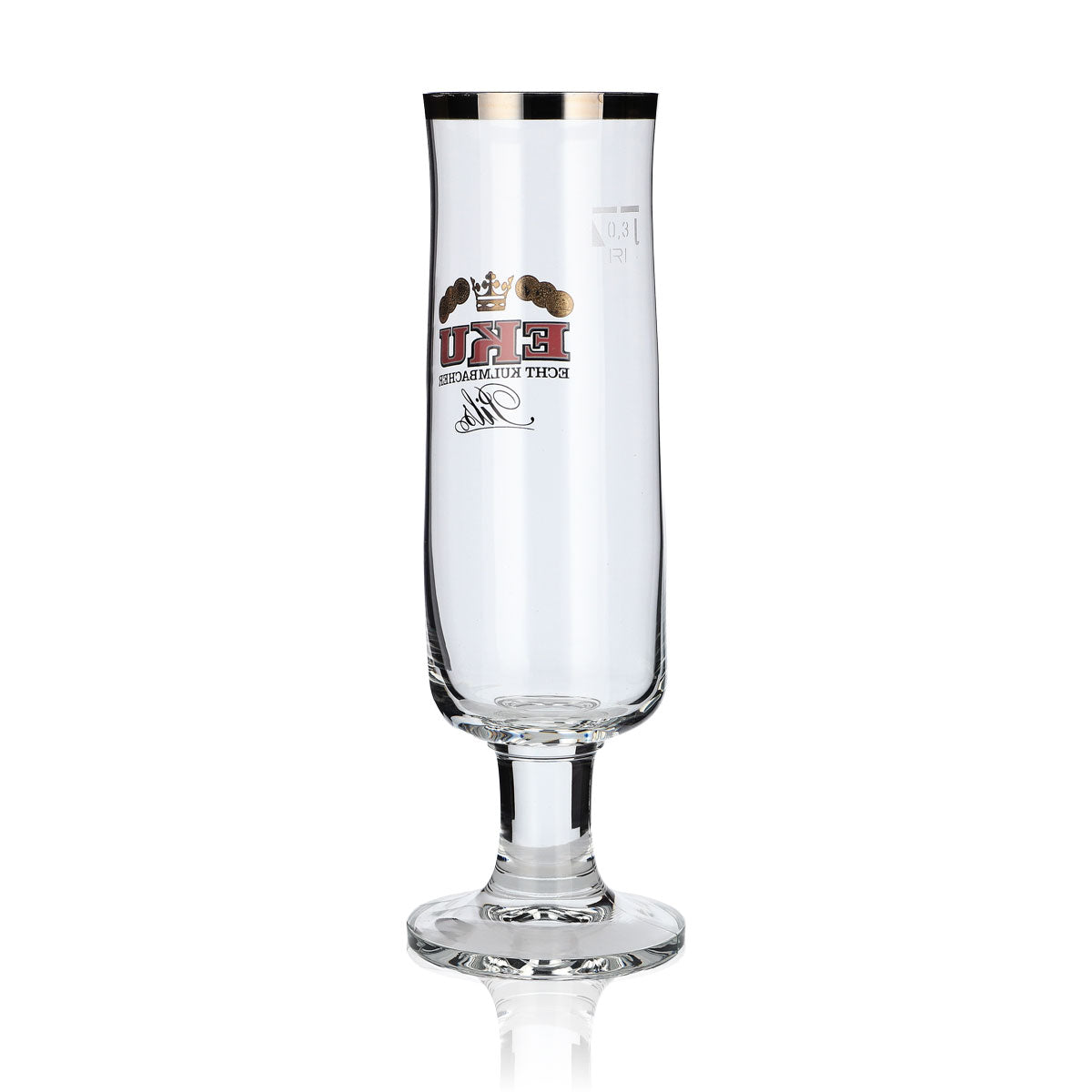 6 bicchieri da birra Kulmbacher Reichelbräu 0,3 l, design a forma di coppa, set di bicchieri EKU Pils Brauerei – Vista 4