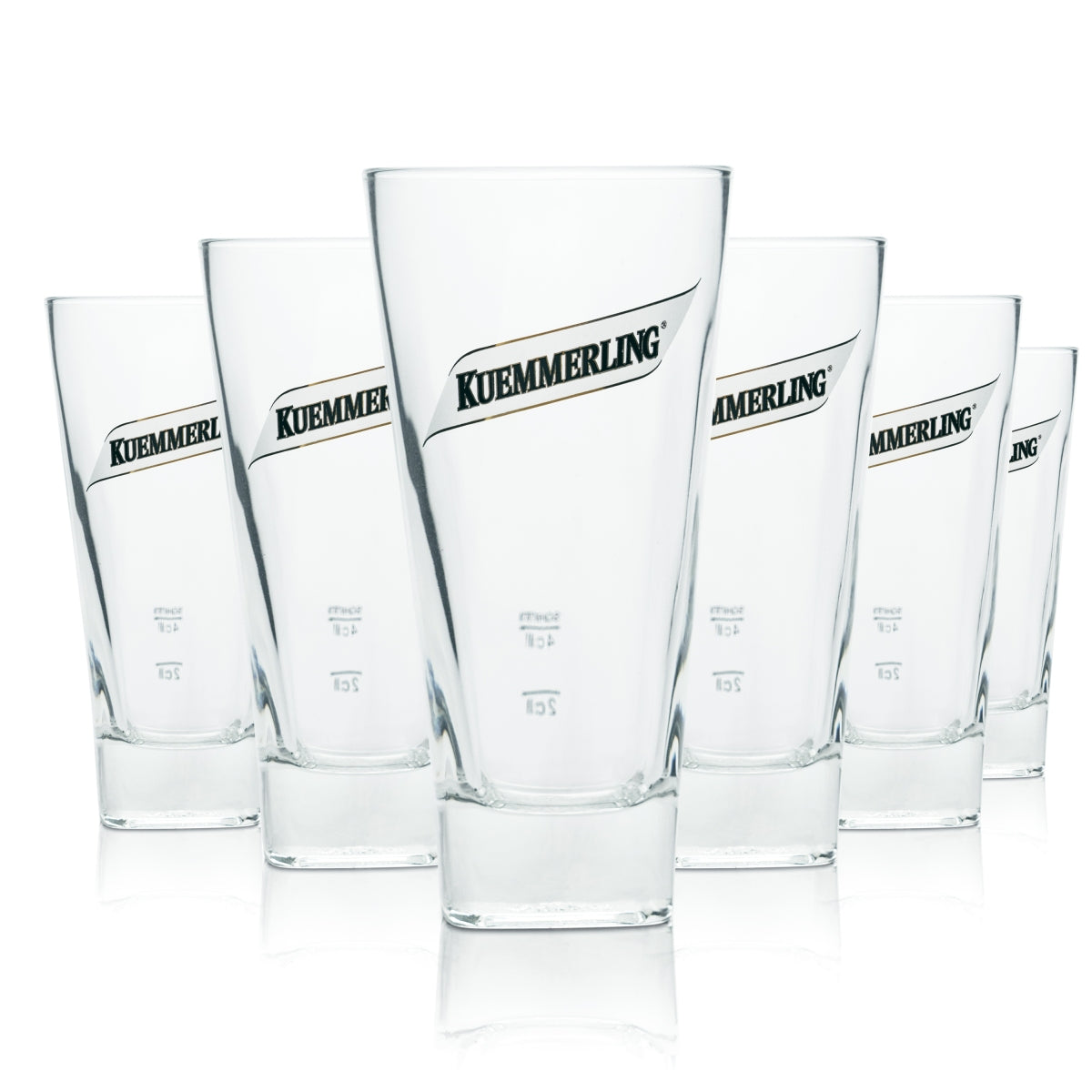 6 bicchieri Kümmerling 0,28 l bicchieri tumbler bicchieri da long drink calibrati per la ristorazione