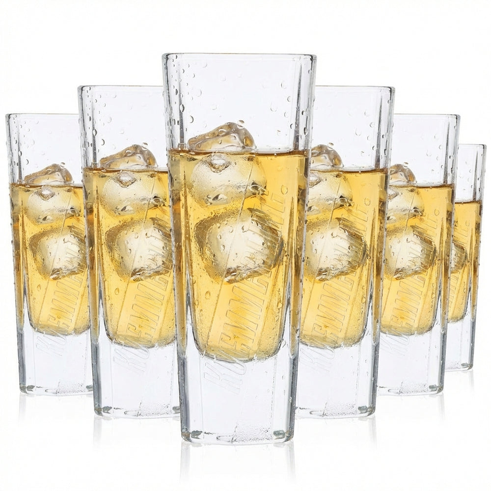 6 bicchieri da liquore Kümmerling da 0,15 l Bicchieri da long drink con logo in rilievo