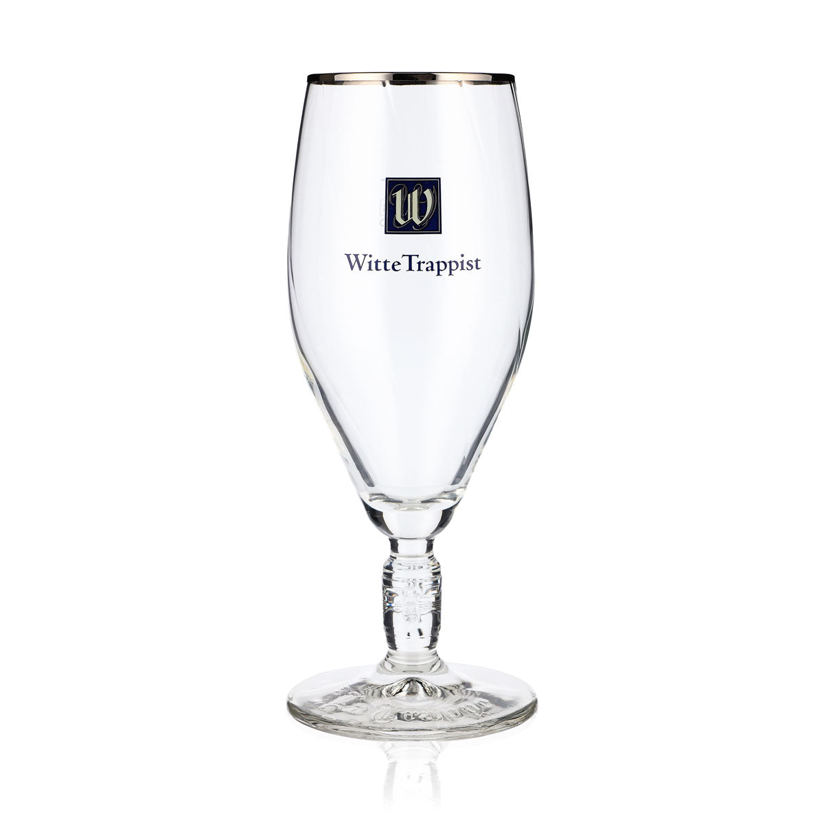 6 bicchieri da birra La Trappe da 0,3 l con rilievo sullo stelo e bordo dorato – Vista 2