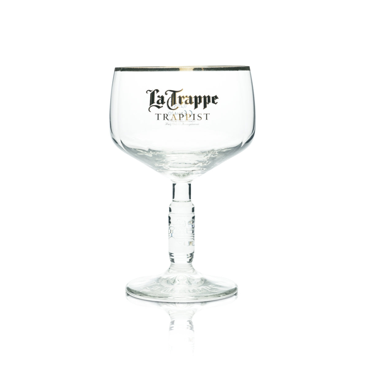 6 bicchieri da birra La Trappe Bicchieri da birra a calice 0,25 l Bordo dorato – Vista 2