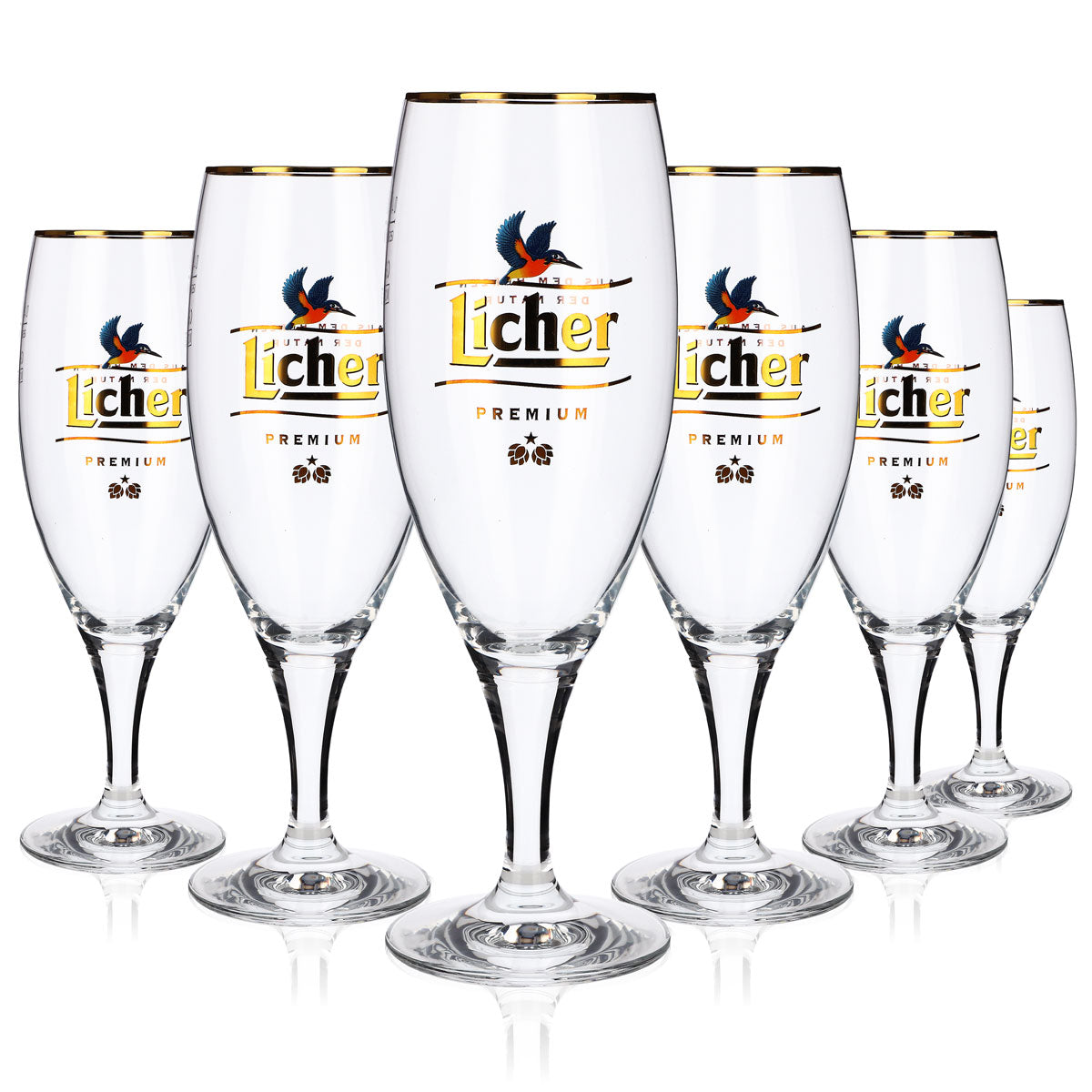 6 bicchieri da birra Licher Pokalglas 0,4 l Colibrì "Dal cuore della natura" Noblesse – Vista 7