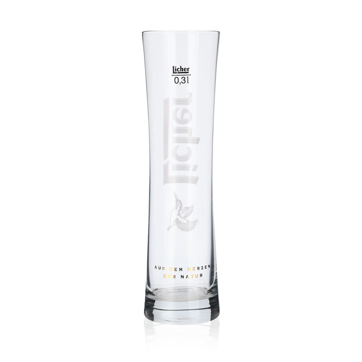 6 bicchieri Licher 0,3 l bicchieri da birra di design Set di bicchieri a forma di bottiglia Birrificio Hessen – Vista 4