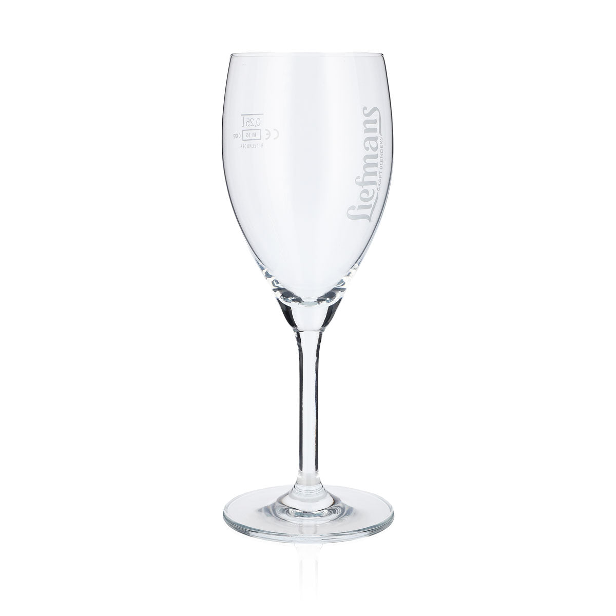 6 bicchieri da birra Liefmans da 0,25 l con logo bianco verticale – Vista 3