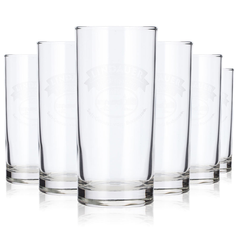 6 bicchieri da succo Lindauer da 0,2 l con logo satinato Rastal Amsterdam (set da 6)