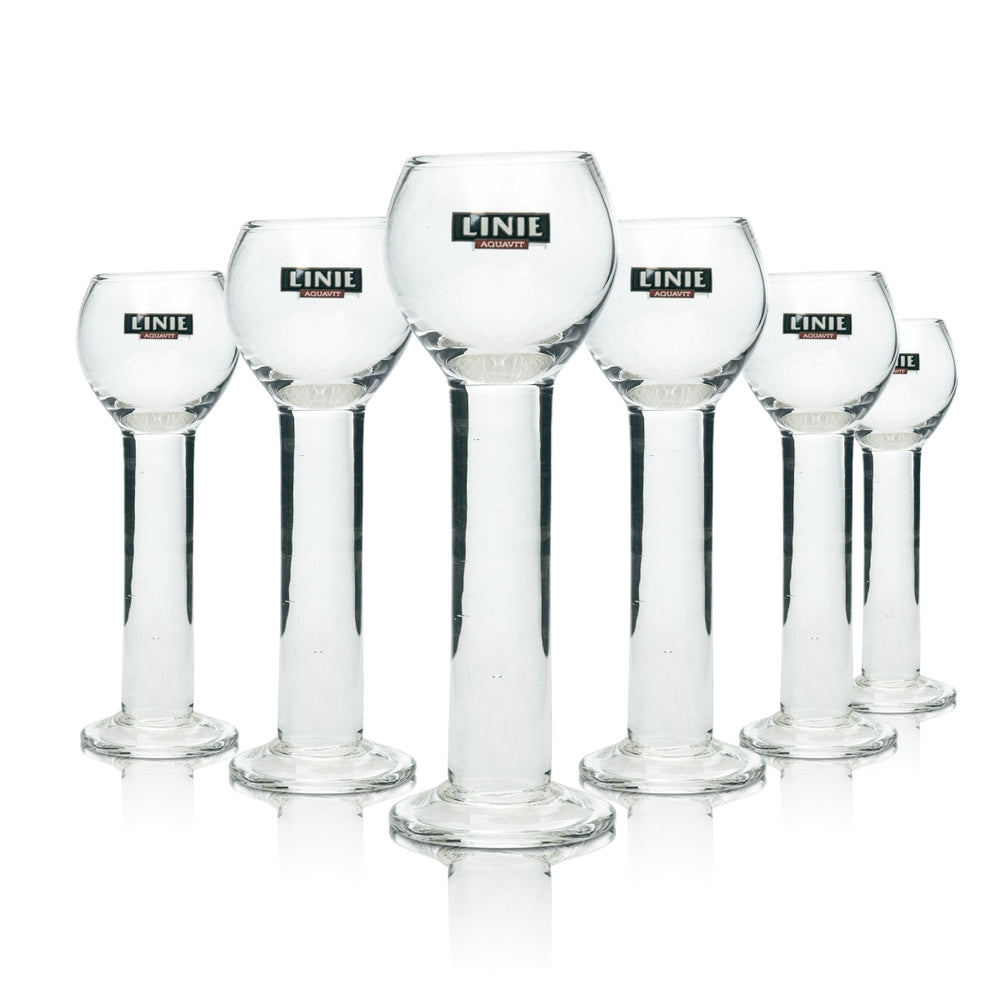 6 bicchieri da shot Aquavit Mini Coppa 2 cl Bicchieri da liquore Balloon