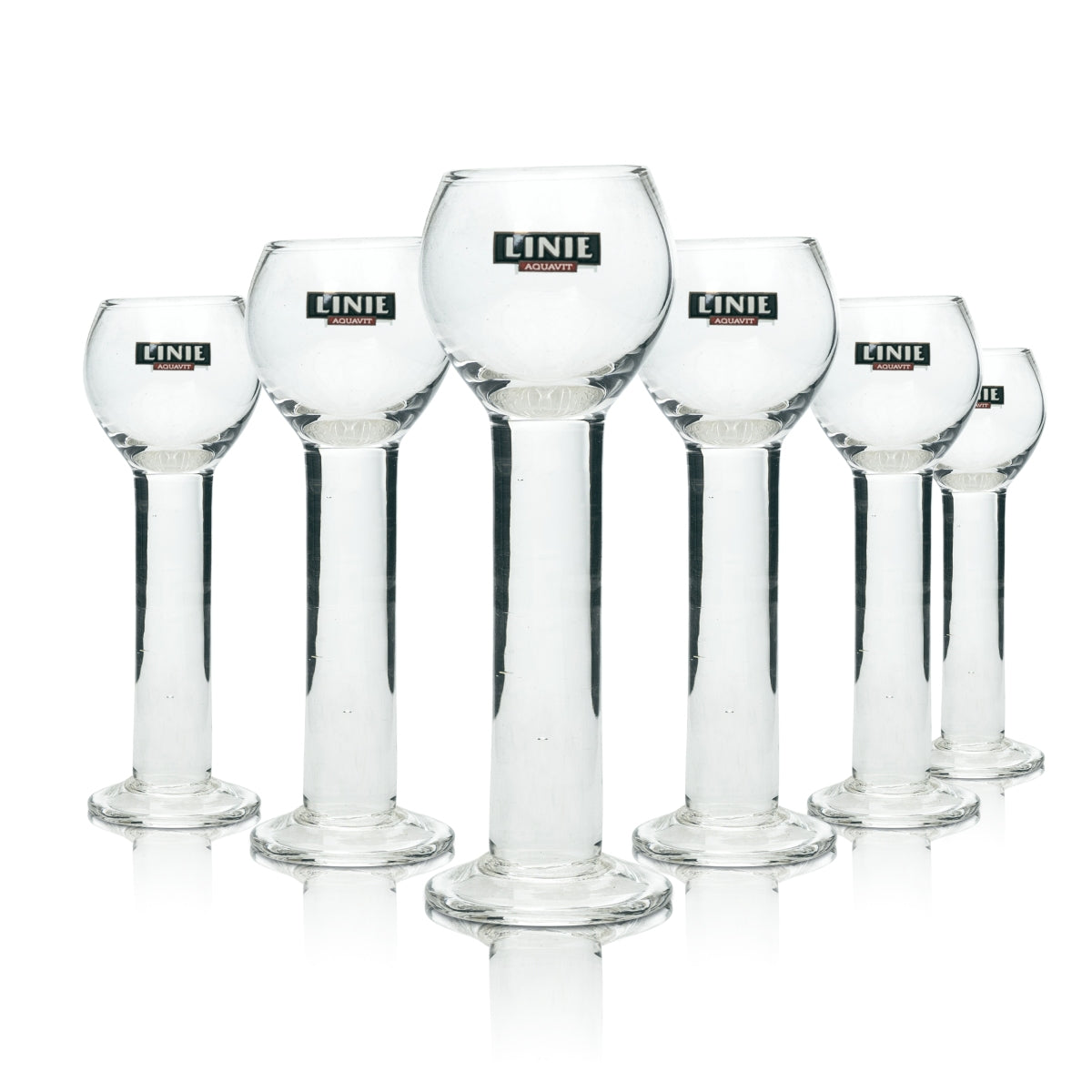 6 bicchieri da shot Aquavit Mini Coppa 2 cl Bicchieri da liquore Balloon