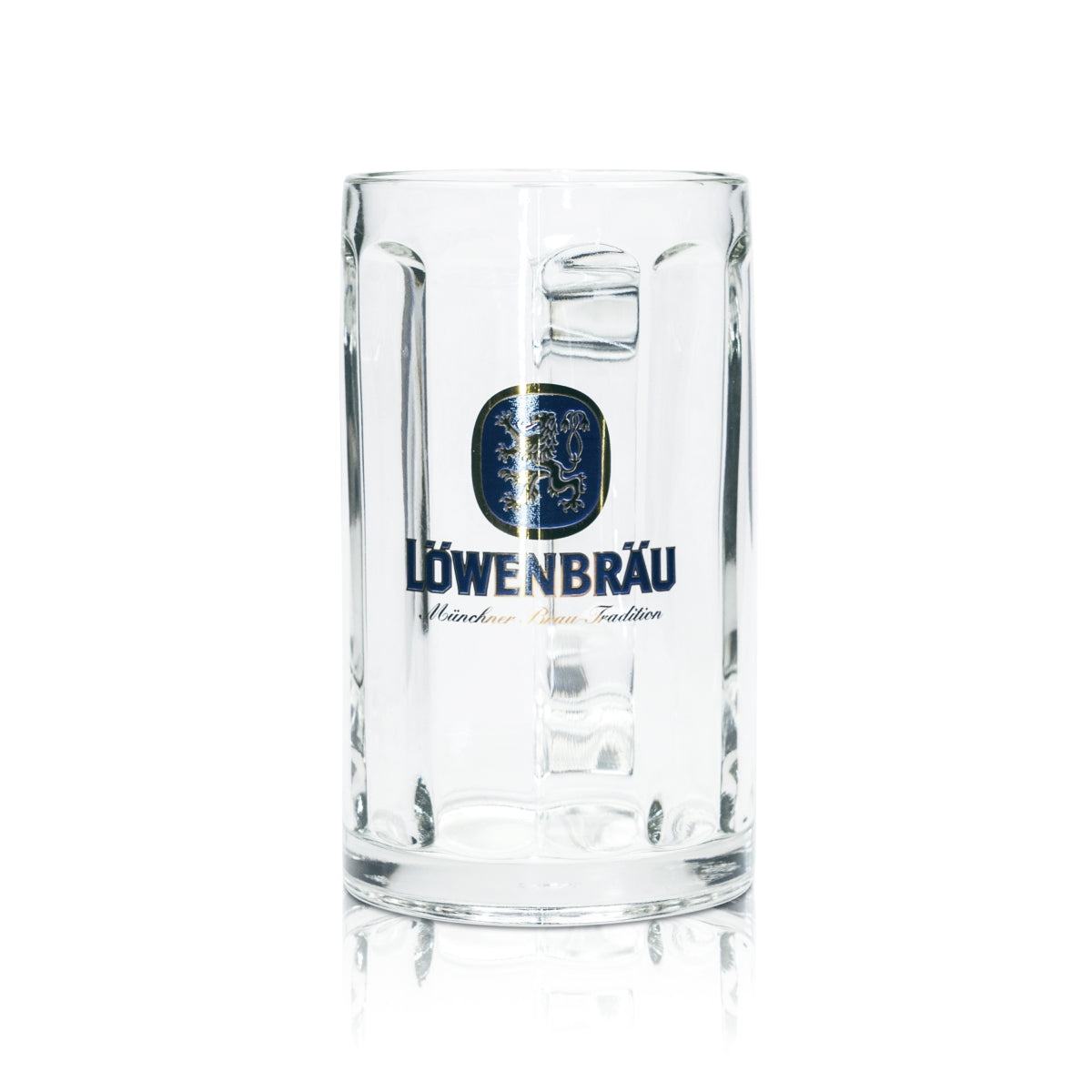 6 bicchieri da birra Löwenbräu 0,3 l boccale Glückauf Rastal Seidel con manico bicchieri boccali birra – Vista 2