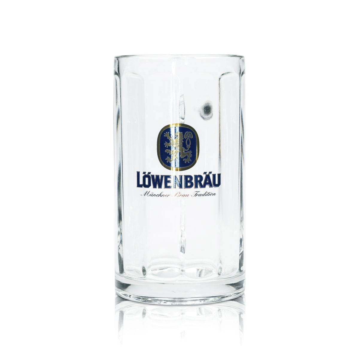 6 bicchieri da birra Löwenbräu 0,5 l boccale Glückauf Rastal Seidel con manico Bicchieri Bocchini Birra – Vista 2