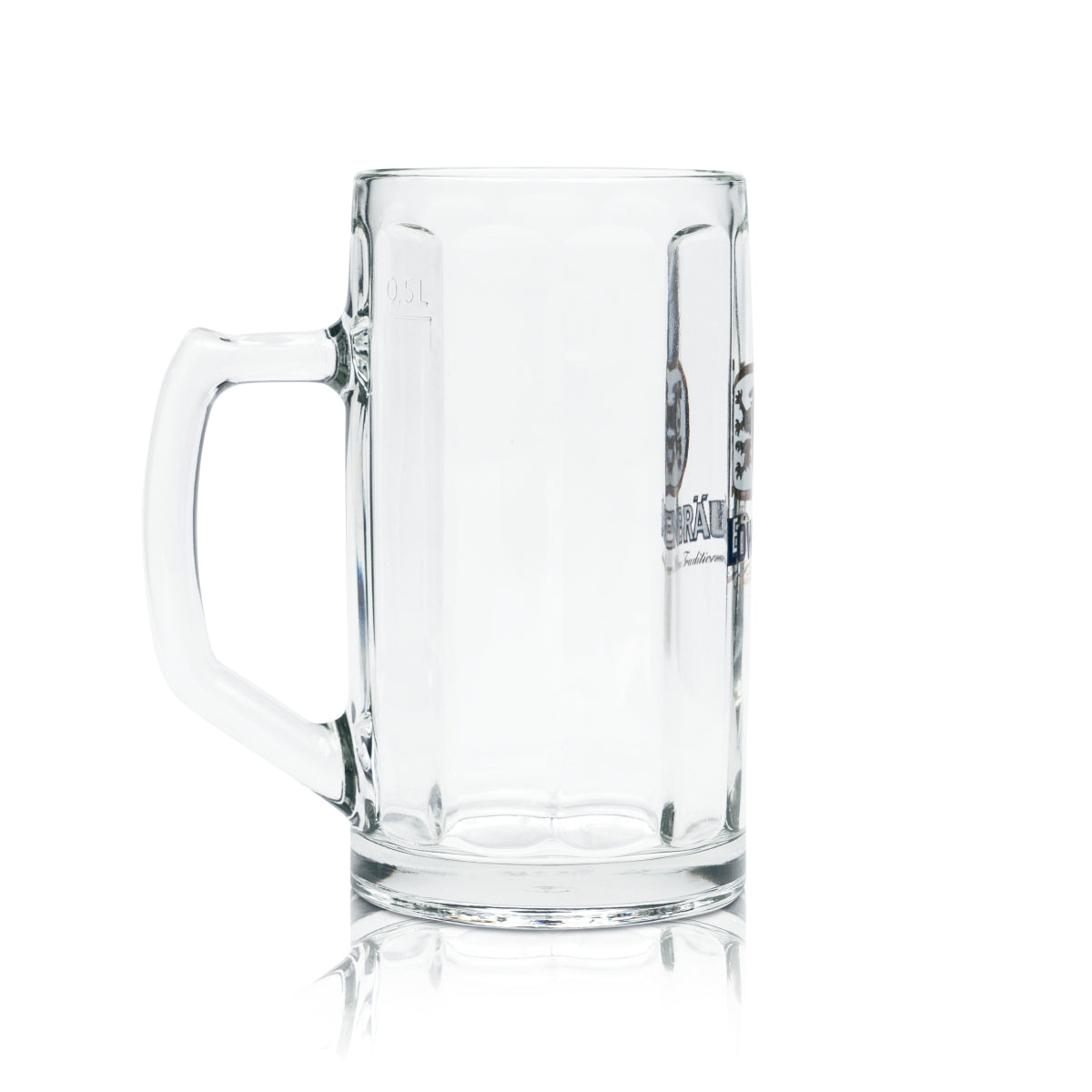6 bicchieri da birra Löwenbräu 0,5 l boccale Glückauf Rastal Seidel con manico Bicchieri Bocchini Birra – Vista 3