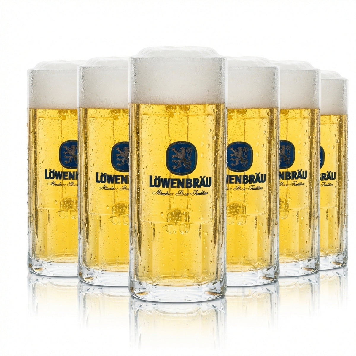 6 bicchieri da birra Löwenbräu da 0,5 l