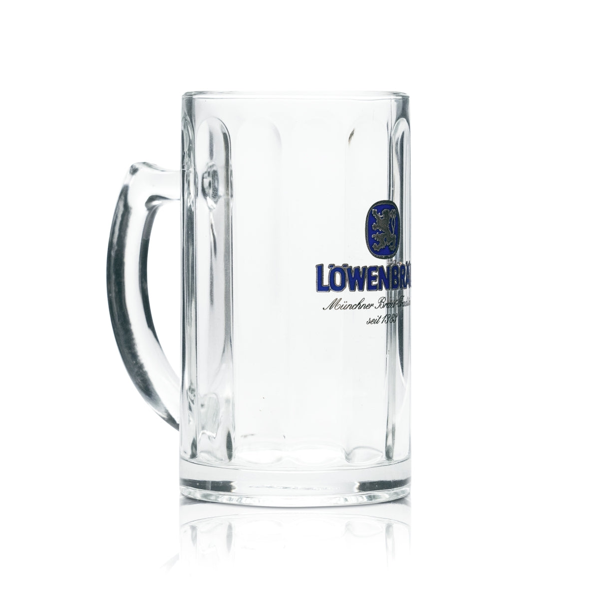 6 bicchieri Löwenbräu da 0,25 l, boccale da birra, bicchieri Seidel con profilo, birrificio, bar – Vista 2