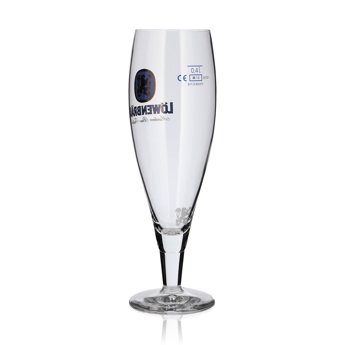 6 bicchieri Löwenbräu 0,4 l, set di bicchieri a forma di tulipano, birra chiara, birrificio bavarese, gastronomia – Vista 4