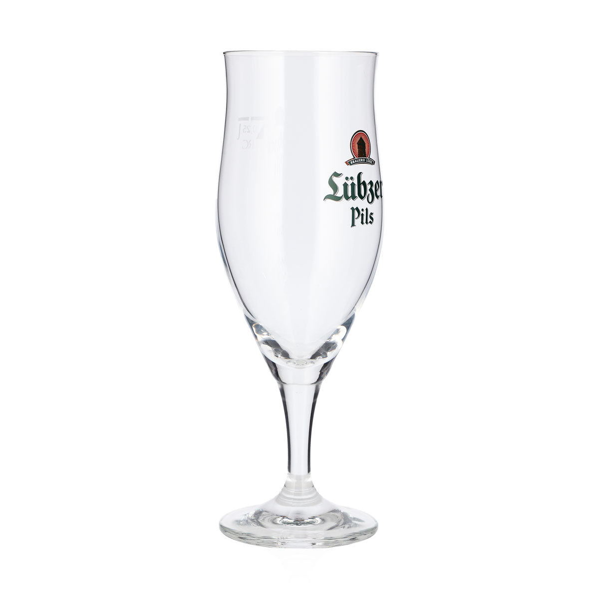 6 bicchieri da birra Lübzer da 0,25 l, a forma di tulipano, con logo verde Ritzenhoff – Vista 3