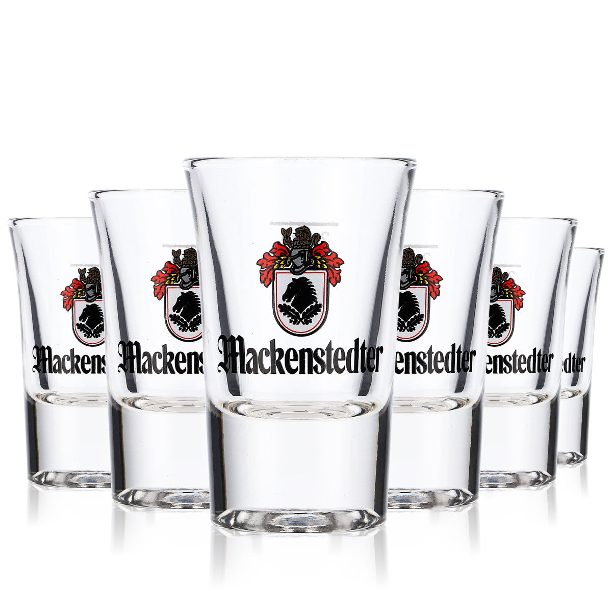 6 bicchierini da liquore Mackenstedter Stamper Kurzer 2 cl Rastal