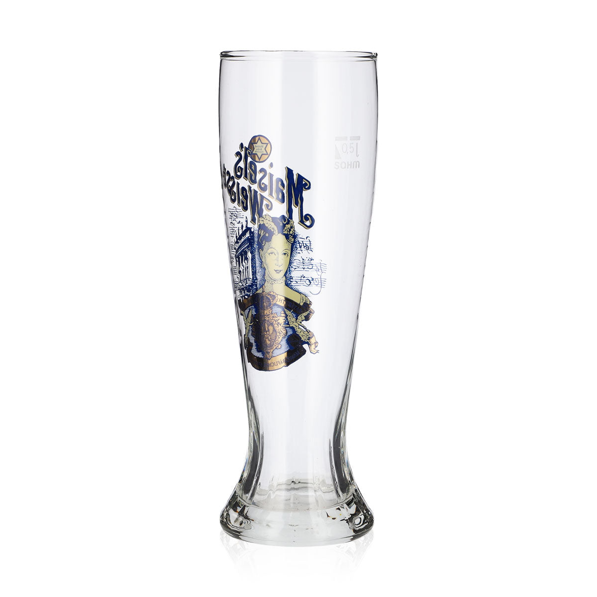 6 bicchieri da birra Maiselsbräu da 0,5 l, modello "Pokal", Bayreuth, annate "Sahm" – Vista 4