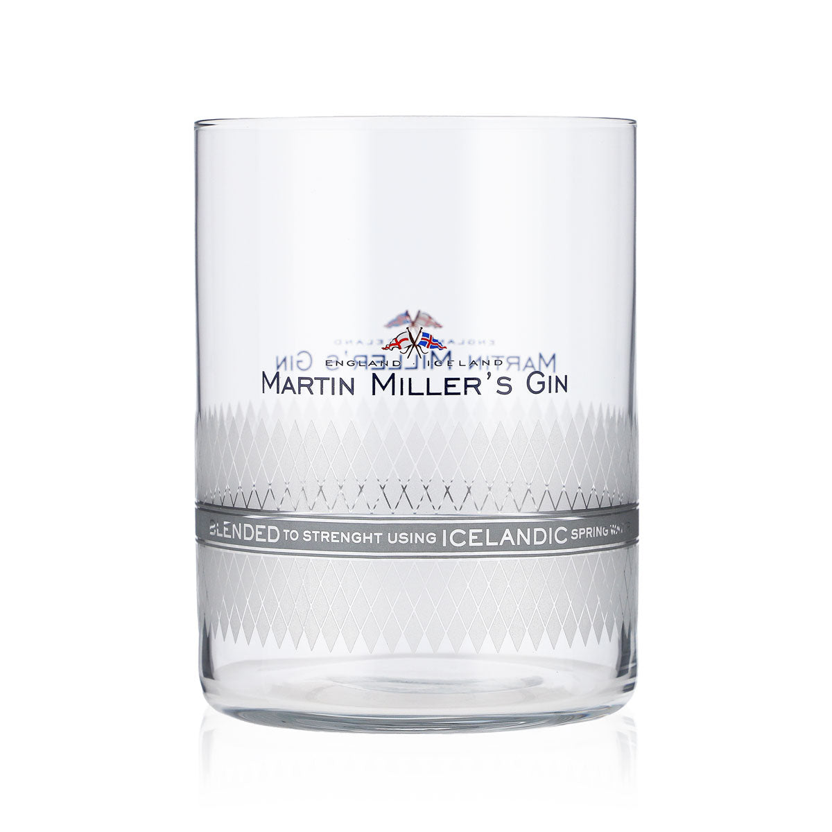 6 bicchieri da gin Martin Miller's da 0,46 l Tumbler Bicchieri da gin Motivo satinato – Vista 5