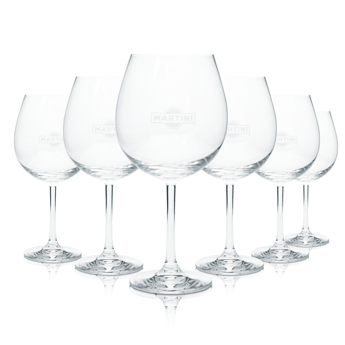 6 bicchieri da Martini Wermut 0,5 l a forma di palloncino per cocktail long drink, aperitivi e bar