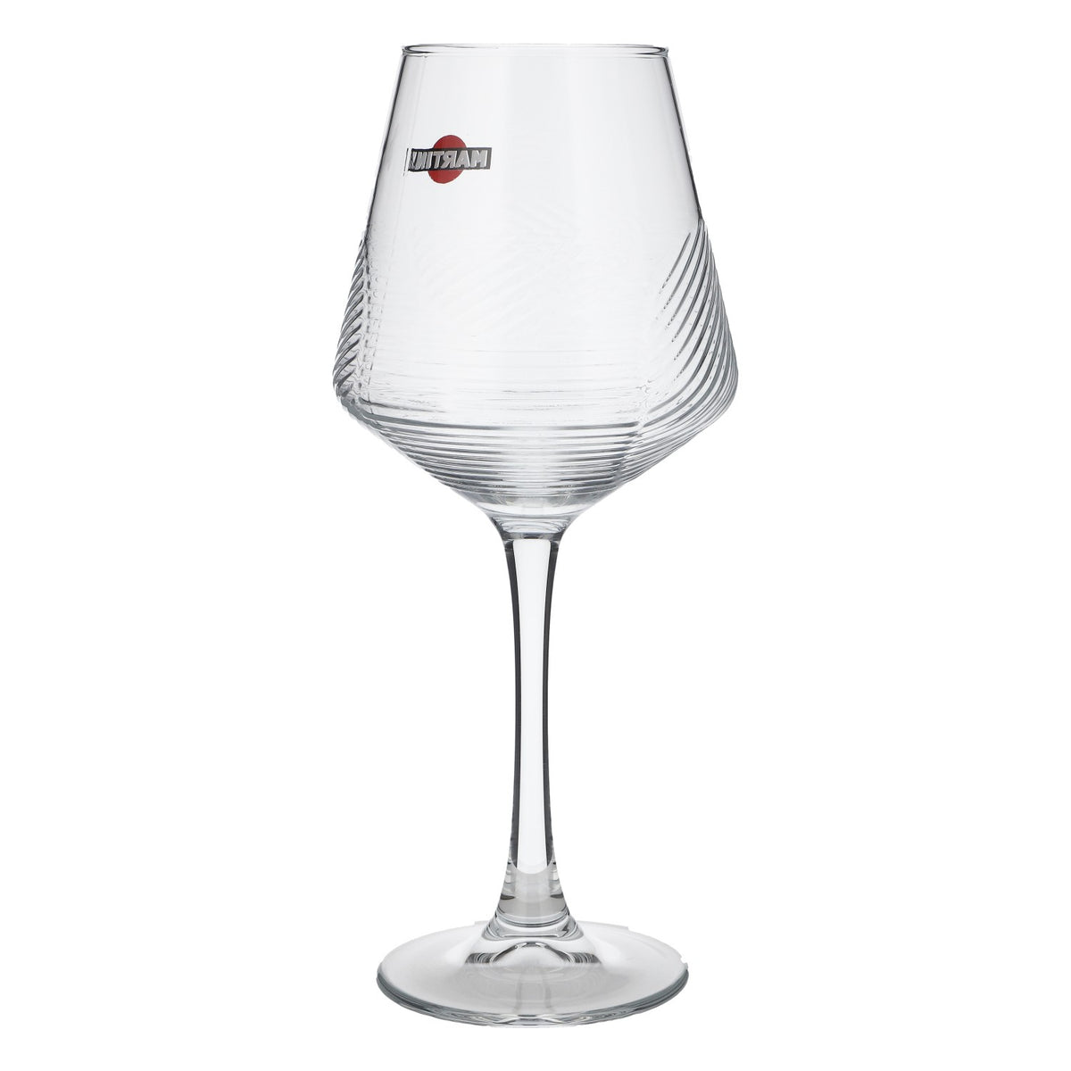6 bicchieri da vermouth Martini con stelo 0,425 l Bicchieri da vino Design a rilievo HH Global – Vista 5