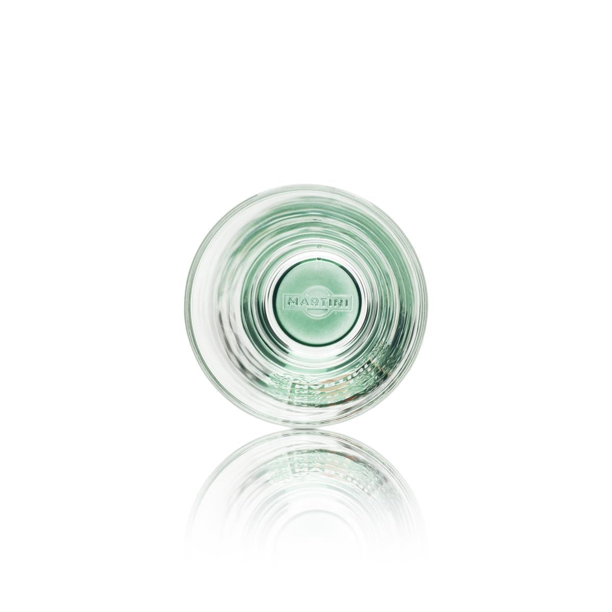 6 bicchieri tumbler Martini Wermut 31 cl con fondo verde – Vista 4