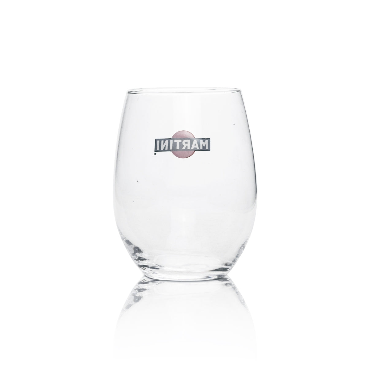 6 bicchieri tumbler Martini Wermut con logo semplice – Vista 3