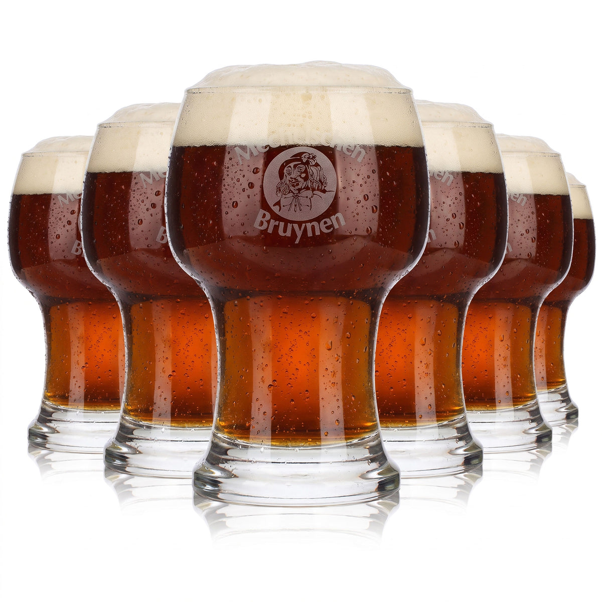 6 bicchieri da birra Mechelschen Bruynen a calice da 0,38 l Durobor (set da 6)