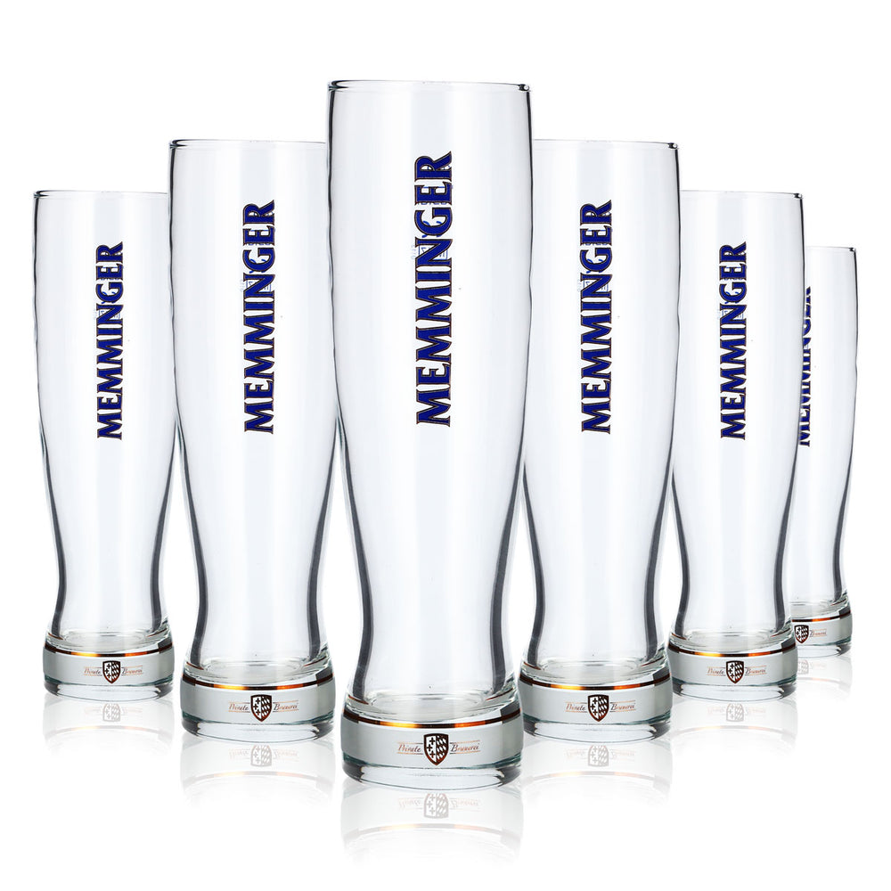 6 bicchieri da birra Memminger da 0,3 l, modello Rastal Focus, Willibecher (set da 6)