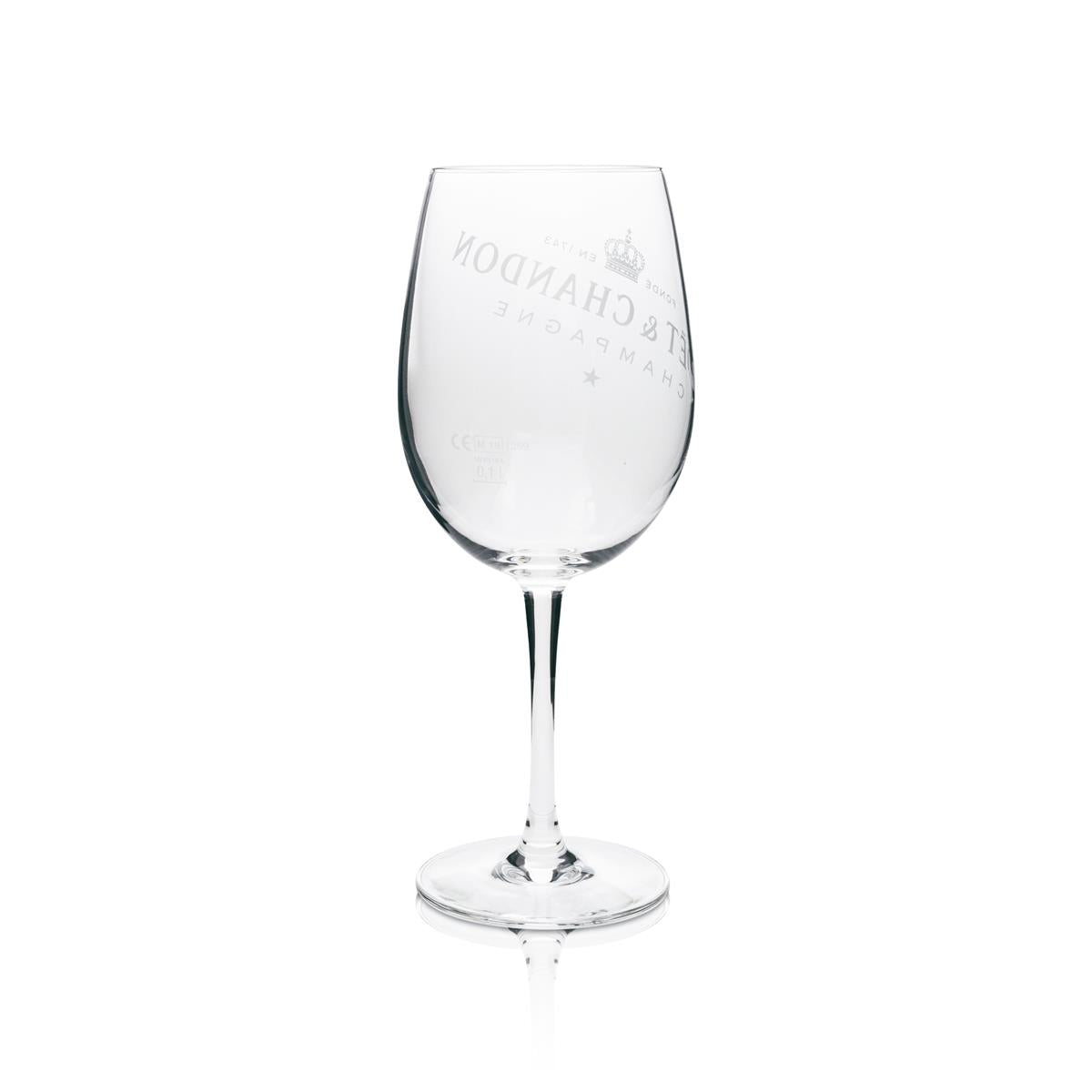 6 bicchieri da champagne Moët & Chandon con scritta bianca – Vista 3