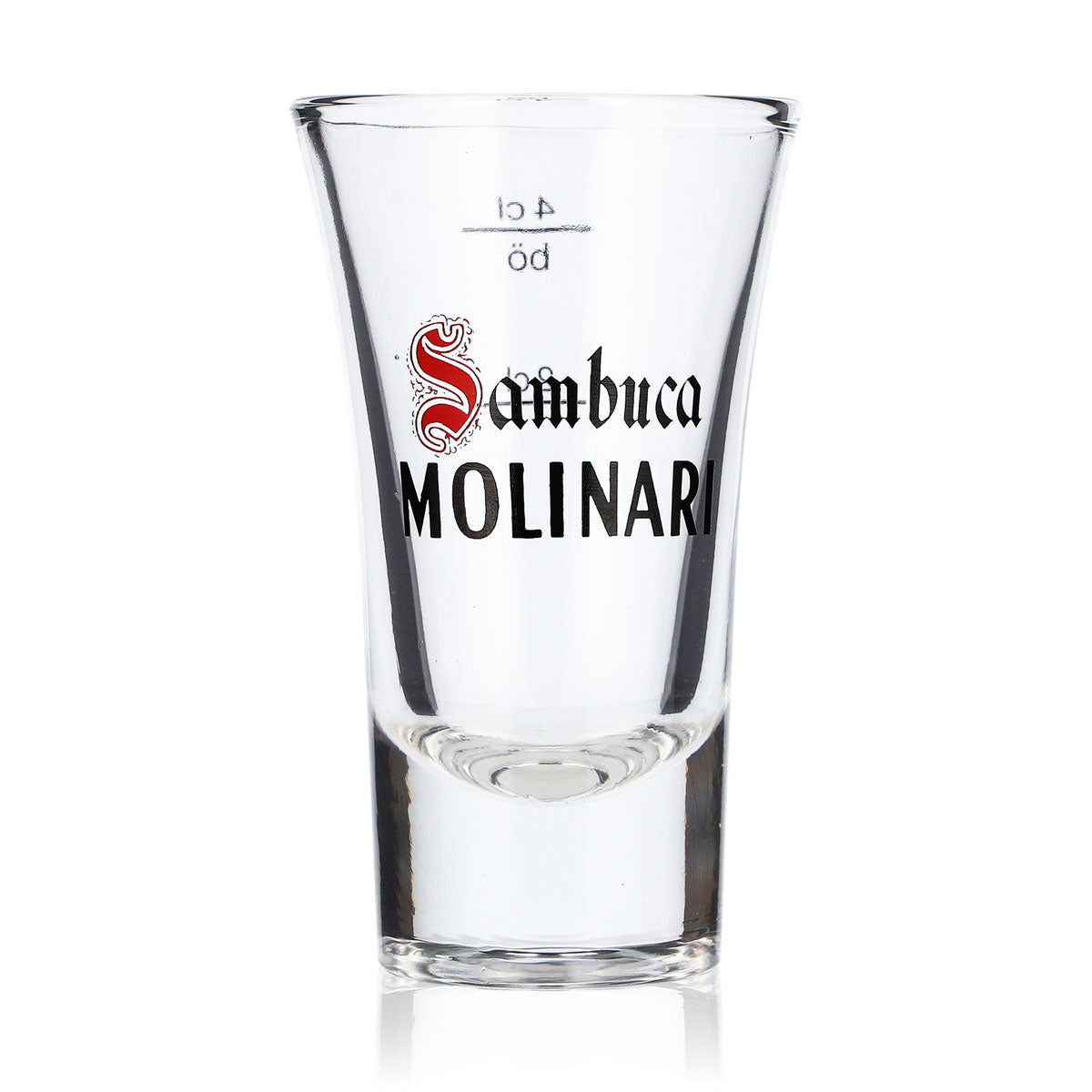 6 bicchierini da liquore Molinari Sambuca da 2 cl/4 cl (set da 6) – Vista 2