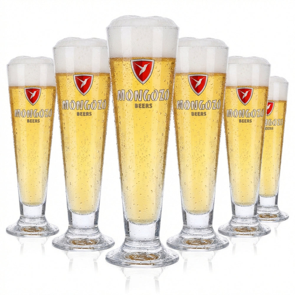 6 bicchieri da birra Mongozo 0,2 l Bicchieri a calice Bicchieri a tulipano Bicchieri da birra