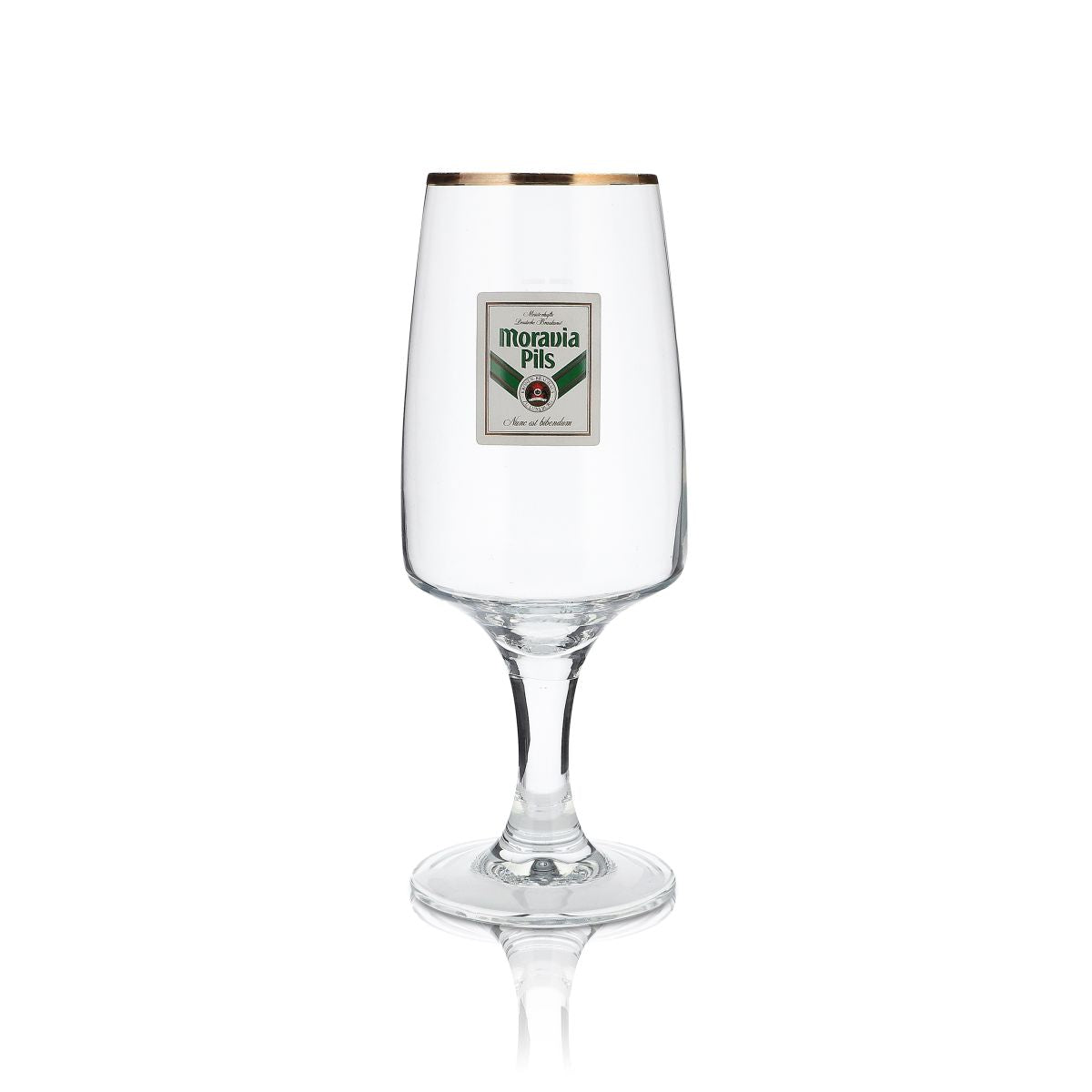 6x Moravia Bicchiere 0,4 l con bordo dorato Coppa Pilstulpe Set di bicchieri da birra Birrificio Gastronomia – Vista 2