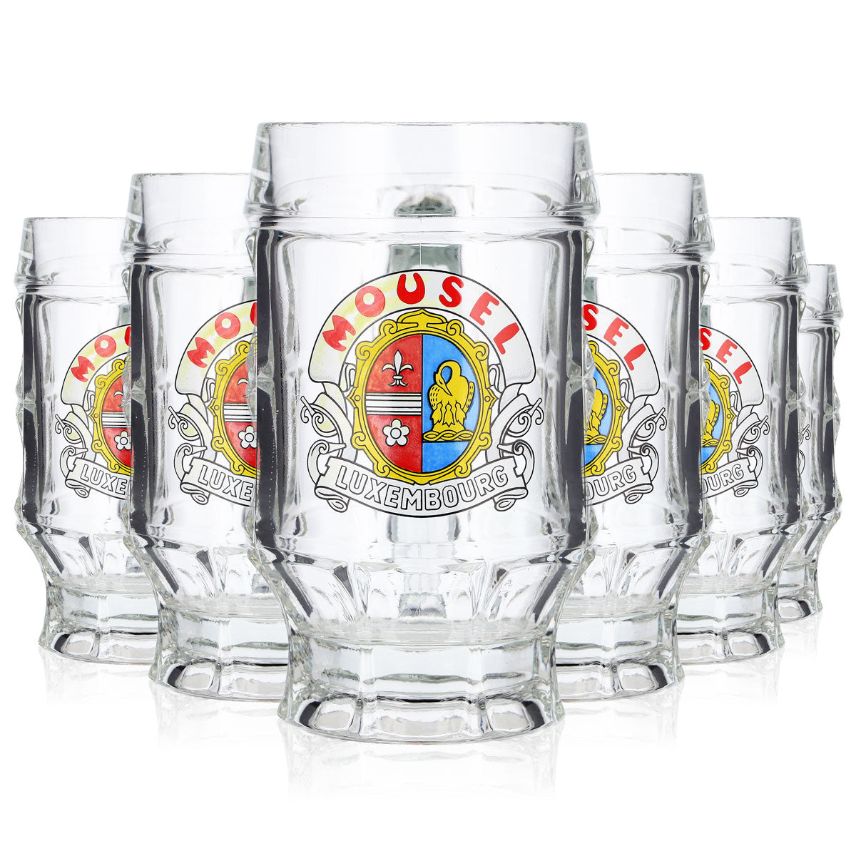 6 bicchieri da birra Mousel da 0,25 l