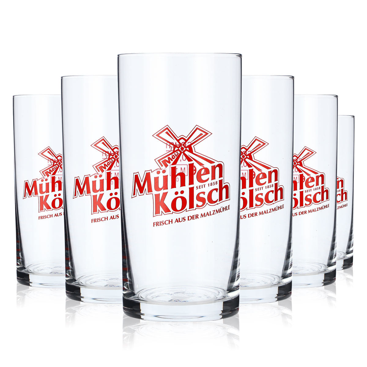 6 bicchieri da birra Kölsch Mühlen da 0,1 l Bicchieri da birra Bicchieri da birra Altbier Stange – Vista 5