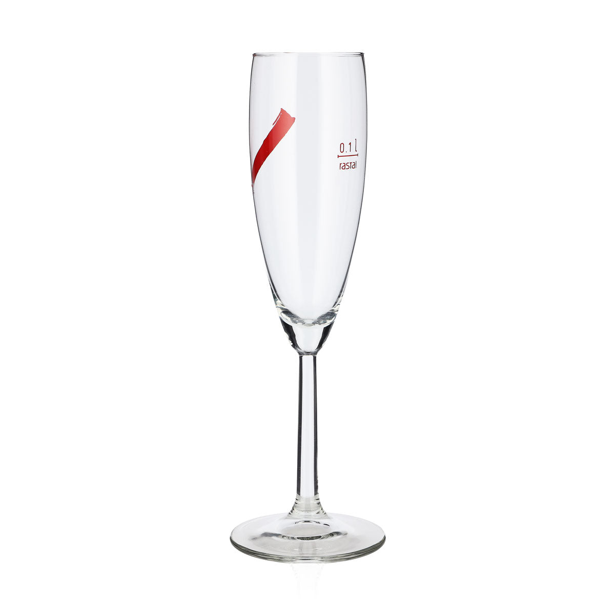 6 bicchieri da spumante Mumm da 0,1 l con logo inclinato rosso Magnum Rastal (set da 6) – Vista 4