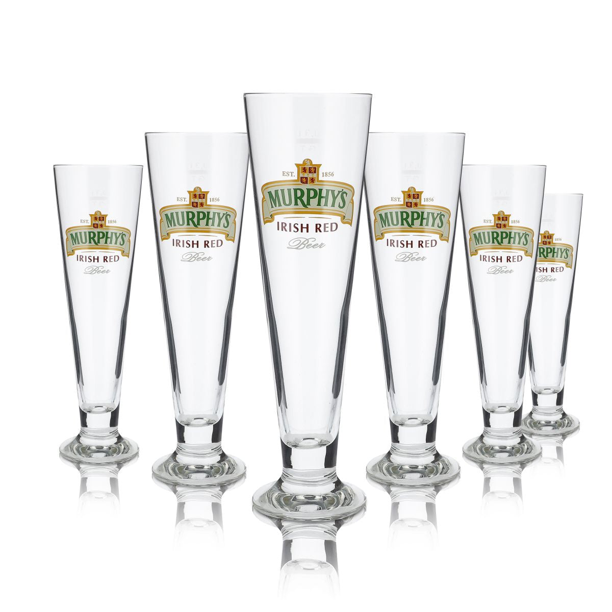 6 bicchieri Murphy's da 0,3 l Irish Stout Bicchieri a calice Bicchieri a tulipano Set di bicchieri da birra Birrificio