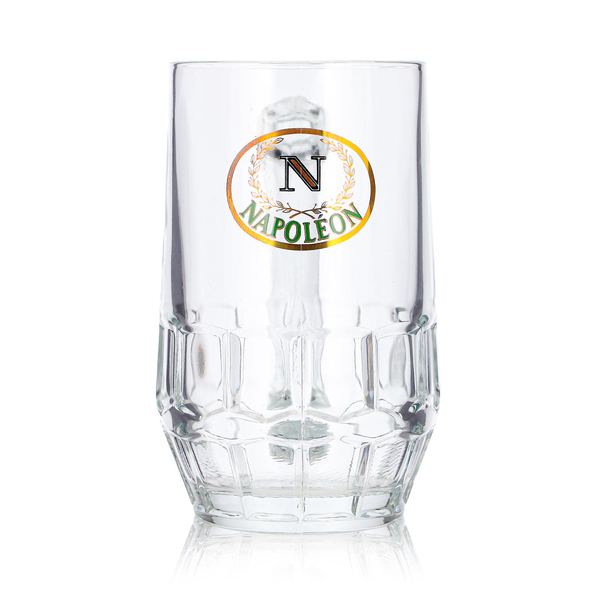 6 bicchieri da birra Napoleon da 0,29 l, con scritta in verde – Vista 3