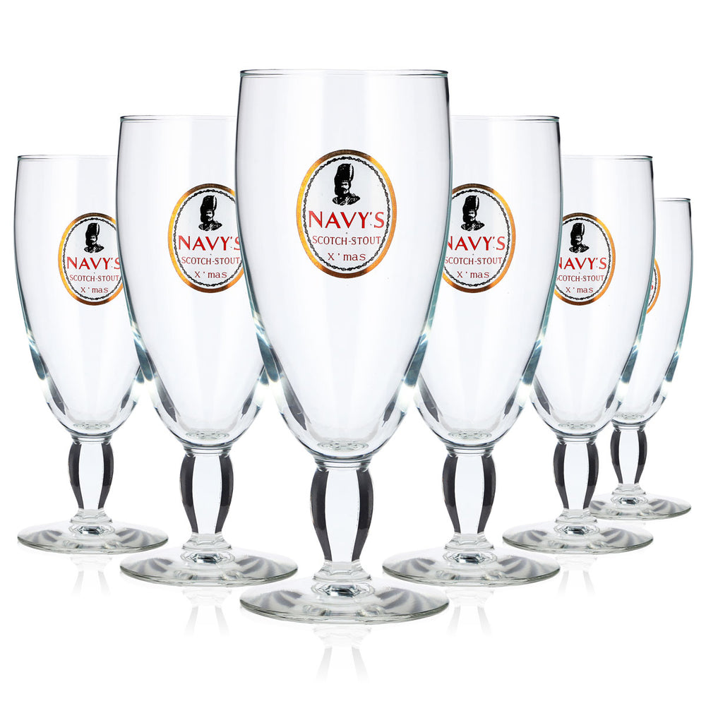 6 bicchieri da birra della Marina da 0,32 l, modello "X 'mas"