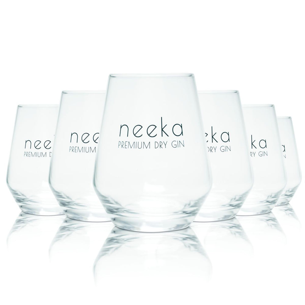 6 bicchieri Neeka Gin 0,38 l bicchieri tumbler bicchieri long drink Gin Tonic set aperitivo