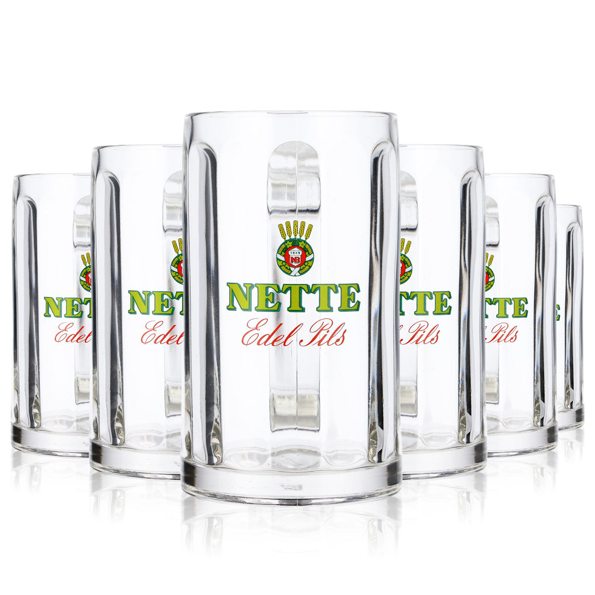 6x Bicchieri da birra Seidel 0,3 l Krug Glückauf Rastal Glückauf – Vista 7