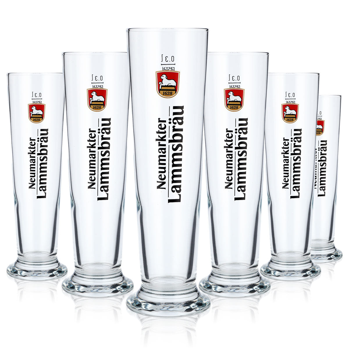 6 bicchieri da birra Neumarkter Lammsbräu da 0,3 l Bicchieri da birra Rastal Basic – Vista 5