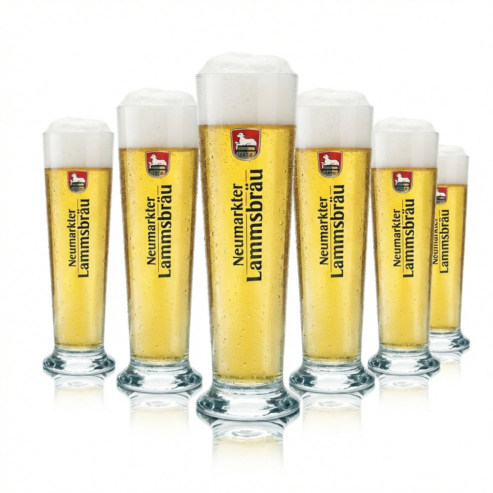 6 bicchieri da birra Neumarkter Lammsbräu da 0,5 l esclusivi Rastal bicchieri tulipano coppa