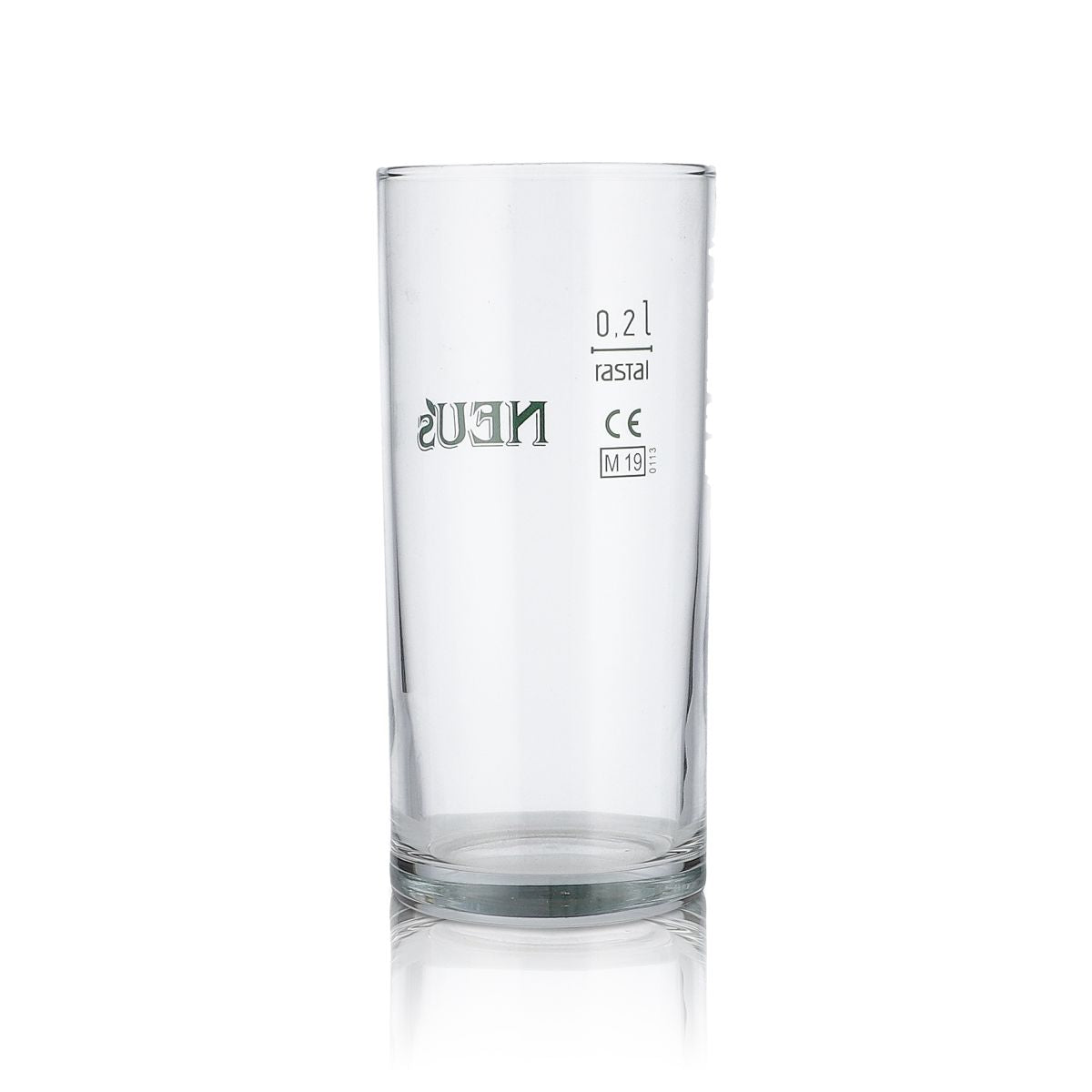 6x bicchieri in vetro nuovo 0,2 l, set di bicchieri a forma di birra per succhi, acqua minerale, bibite gassate – Vista 3